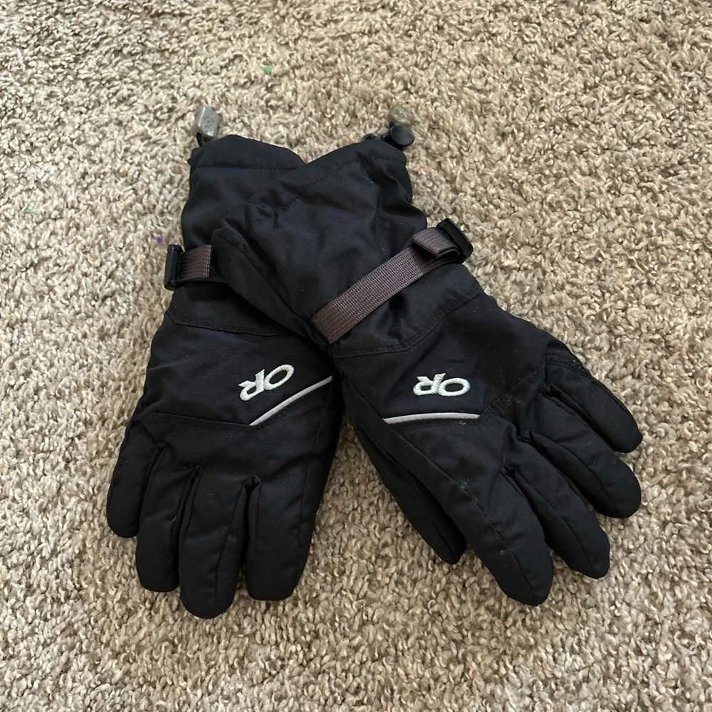 Outdoor Research Adrenaline Gloves Kids Winter Nylon Hiking Snow Waterproof Lg